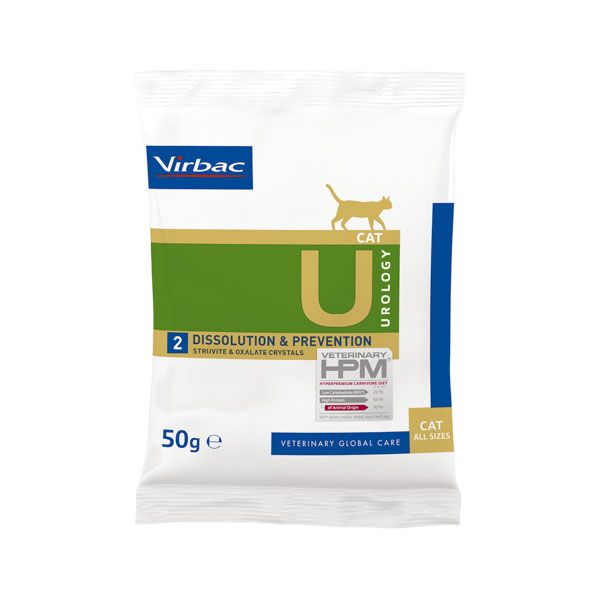 Virbac HPM Cat U2, Urology Dissolution & Prevention 20x50 g