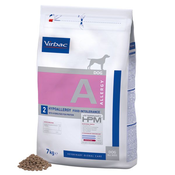 Virbac DOG A2, Allergy Hypoallergy Salmon 7 kg