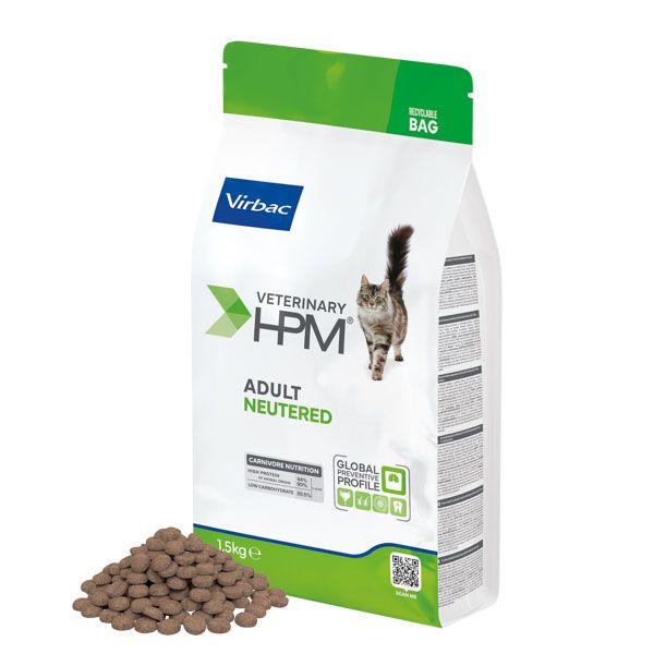 Virbac HPM Adult Neutered Cat 1,5 kg