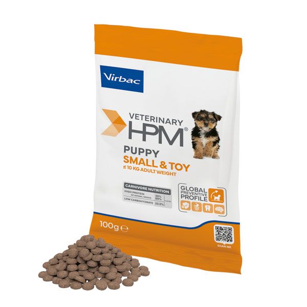 Virbac HPM Puppy Small & Toy 15x100 g
