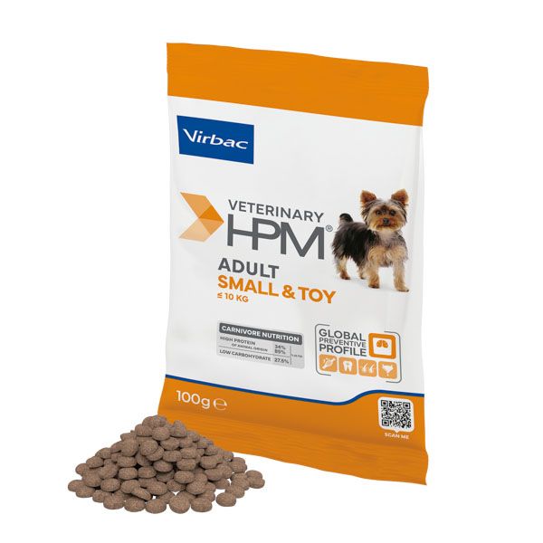 Virbac HPM Adult Small & Toy Dog 15x100 g