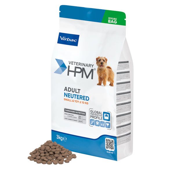 Virbac HPM Adult Neutered Small & Toy Dog 3 kg