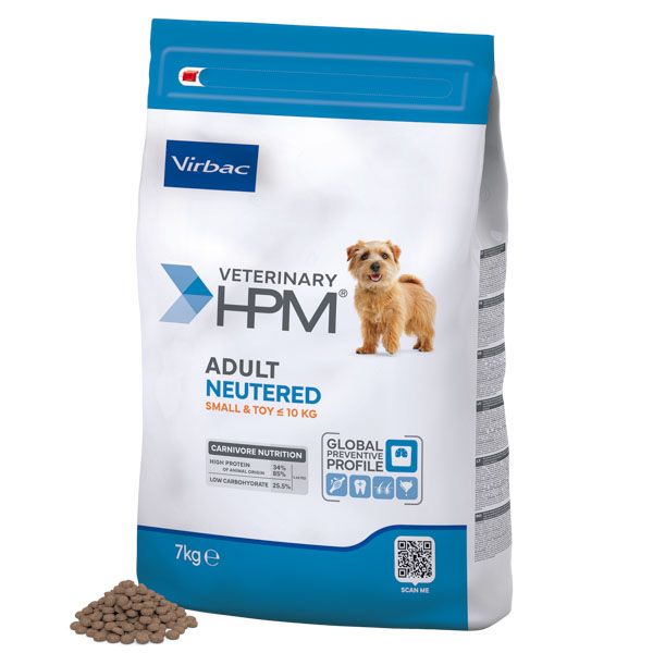 Virbac HPM Adult Neutered Small & Toy Dog 7 kg