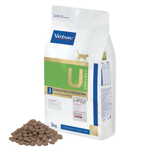 Virbac HPM Cat U2, Urology Dissolution & Prevention 3 kg