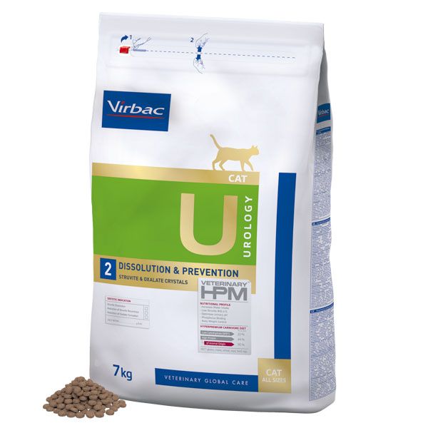 Virbac HPM Cat U2, Urology Dissolution & Prevention 7 kg
