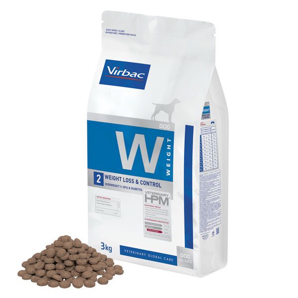 Virbac HPM Dog W2, Weight Loss & Control 3 kg