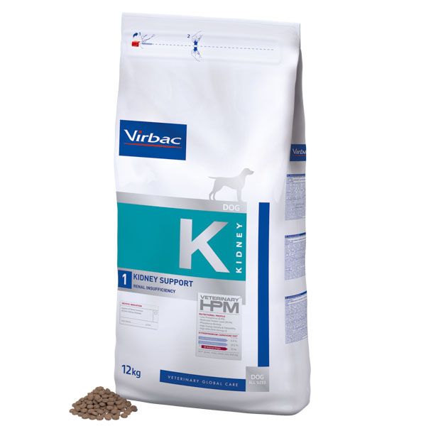 Virbac HPM Dog K1, Kidney Support 12 kg