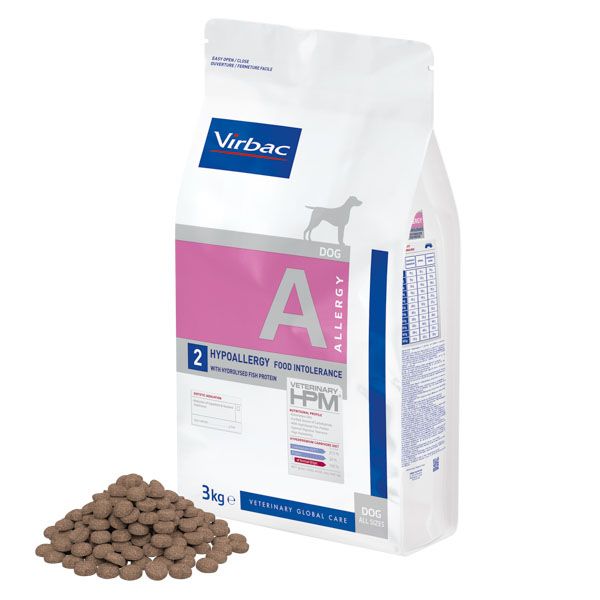 Virbac DOG A2, Allergy Hypoallergy Salmon 3 kg