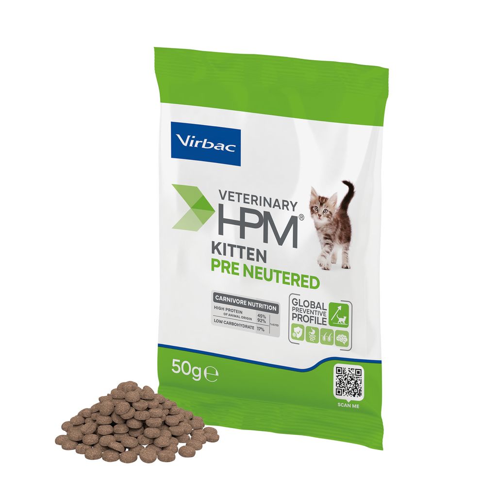 Virbac HPM Kitten Pre Neutered Cat 20 x 50 g