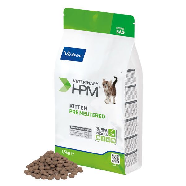 Virbac HPM Kitten Pre Neutered Cat 1.5 kg