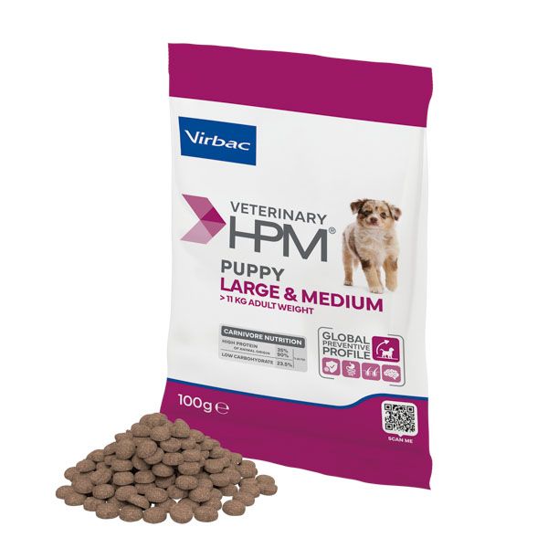 Virbac HPM Puppy Large & Medium 15 x 100 g