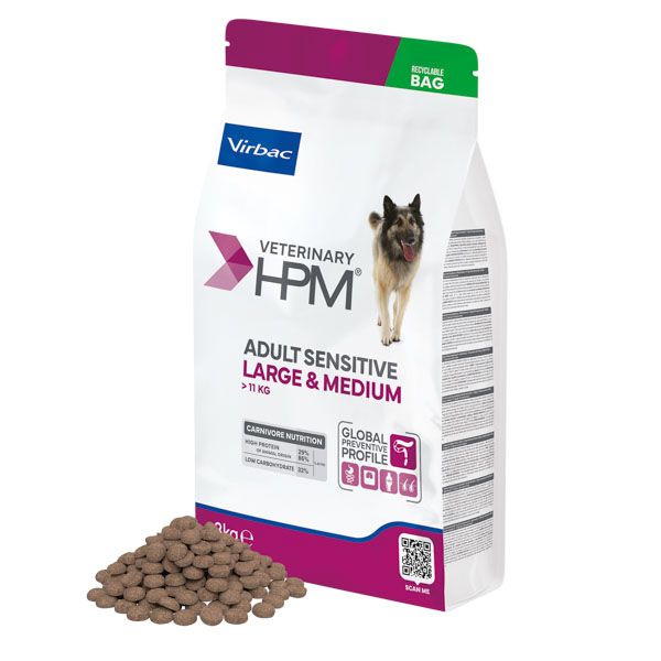 Virbac HPM Adult Sensitive Large & Medium Dog 3 kg