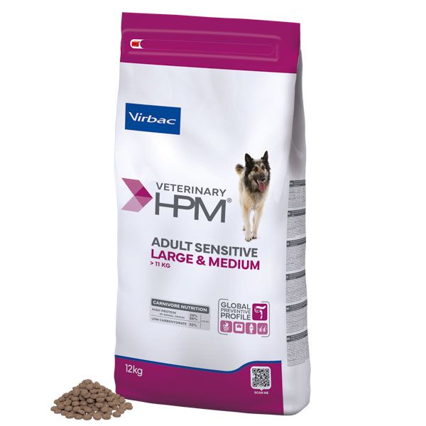 Virbac HPM Adult Sensitive Large & Medium Dog 12 kg