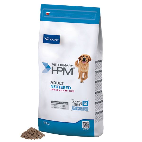 Virbac HPM Adult Neutered Large & Medium Dog 16 kg