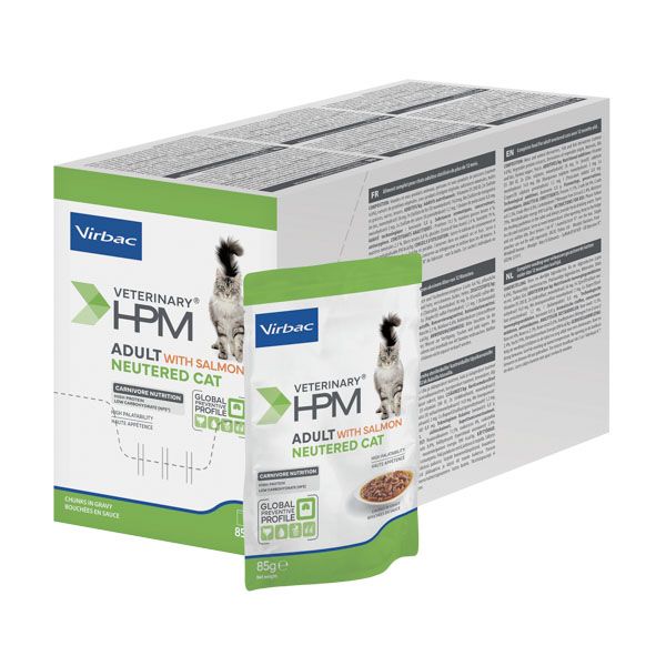 Virbac HPM Adult Neutered Cat WET 12x85g