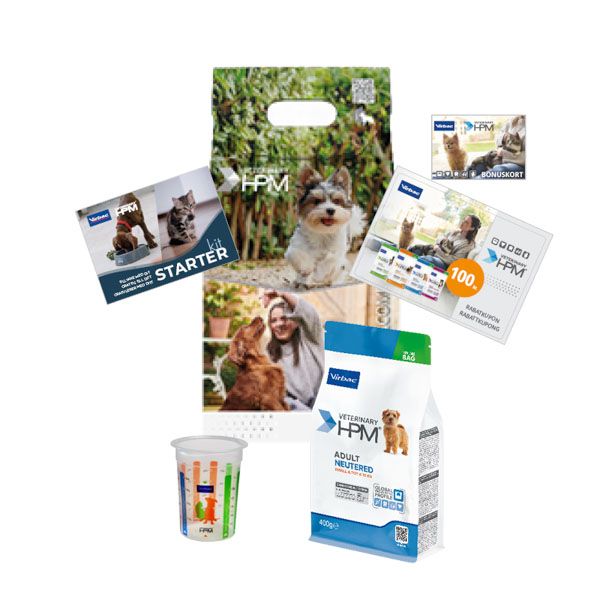 Virbac Starter kit adult dog S neutered 400 g